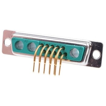 D-subコネクタ 1 電源 、10 信号 極 メス スルーホール FCT - A MOLEX COMPANY