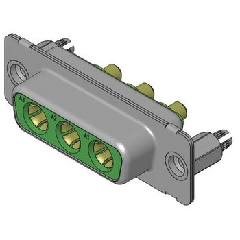 D-subコネクタ 3極 メス PCBマウント FCT - A MOLEX COMPANY