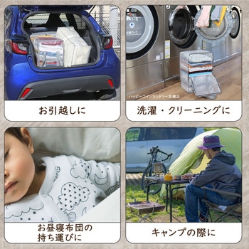 衣類収納バッグ クリア2枚組 アストロ