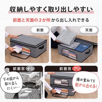活性炭 衣類収納ケース2個組 アストロ