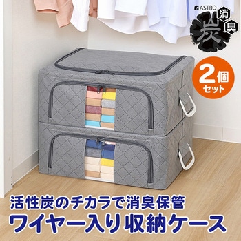 WIREDcase消臭炭入衣類整理用2個組 アストロ
