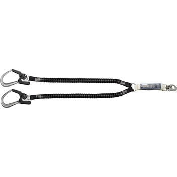 フルハーネス用伸縮2丁掛けランヤード 140Kg対応用 谷沢製作所