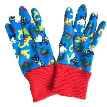 Kids Dinosaur Gardening Gloves 子供用 ガーデニング グローブ  恐竜 ブルー/ピンク Kent & Stowe