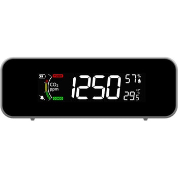 ポータブル卓上CO2/温度/湿度モニター 長期安定動作デュアルビームNDIR式 bitstrong