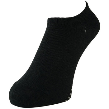 「働く女性の為の靴下」ショート滑り止付先丸2足組黒 ハヤシ