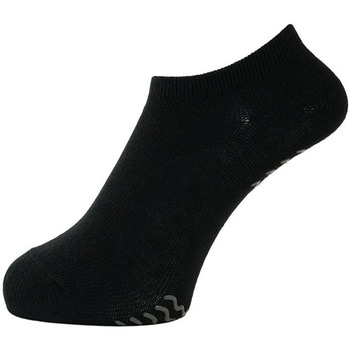 「働く女性の為の靴下」ショート滑り止付先丸2足組黒 ハヤシ