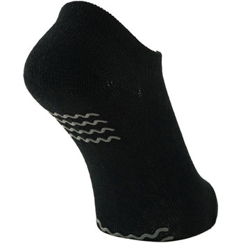 「働く女性の為の靴下」ショート滑り止付先丸2足組黒 ハヤシ