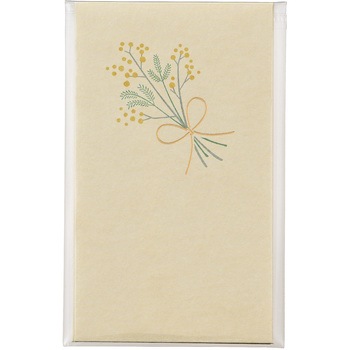 お花のぽち袋 ミモザ マルアイ