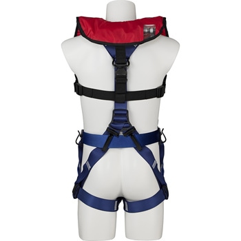 救命胴衣装着可能型 墜落制止用器具(フルハーネス安全帯) 谷沢製作所