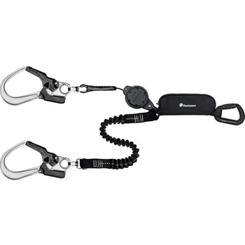 タフライト巻取/伸縮(1300mm)2丁掛けランヤード 谷沢製作所