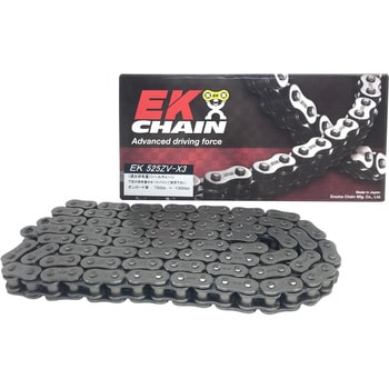 525ZV-X3 124L MLJ シールチェーン 525ZV-X3 スチール 1本 EKチェーン