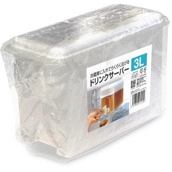 冷蔵庫に入れてラクラク注げるドリンクサーバー3L HAC