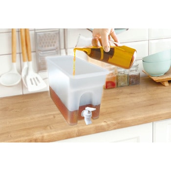 冷蔵庫に入れてラクラク注げるドリンクサーバー3L HAC