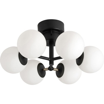 タイニー グラス シーリングライト6灯/3灯 BK/WH BRID