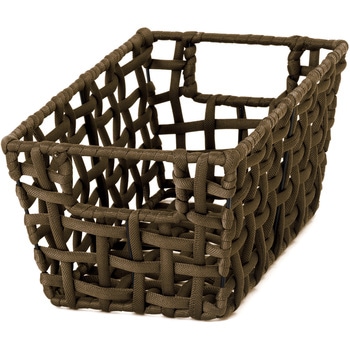 ラフニット バスケットスリム Sサイズ ブラウン/グレー/ブラック BRID