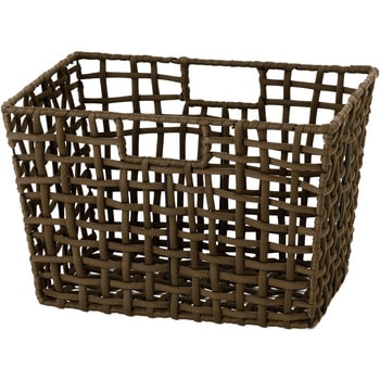 ラフニット バスケットワイド Lサイズ ブラウン/グレー/ブラック BRID