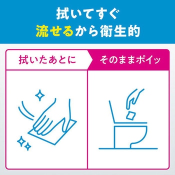 スコッティ 流せる ウェットタオル 純粋 ノンアルコール 日本製紙クレシア