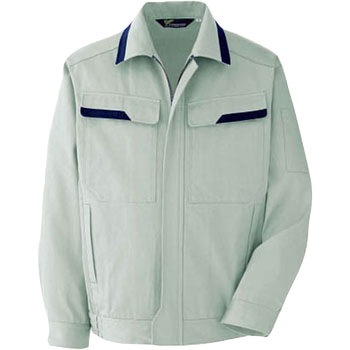 ベルデクセル 帯電防止 綿100%ブルゾン ミドリ安全