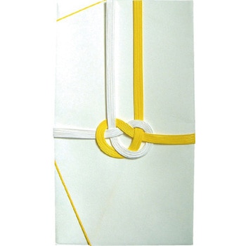 不祝儀袋 自然色 大阪折 黄白 1P スズキ紙工