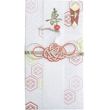 御祝儀袋 創作金封 鶴 赤 スズキ紙工