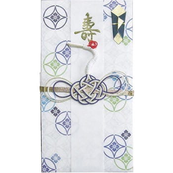 御祝儀袋 創作金封 鶴 青 スズキ紙工