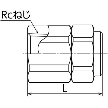 FCJ 3/4×20テーパめねじ オンダ製作所