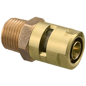 アルミ三層管用継手 カポリメタル テーパおねじ オンダ製作所