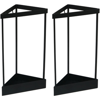 IF-N0045-2P-BLK �uASPESH�v �A�X�y�V�� �A���u�����X�^���h (�R�[�i�[) �Z�܂��X�^�C�� �}�b�g�u���b�N�F  1�Z�b�g(2��) IF-N0045-2P-BLK 68486735