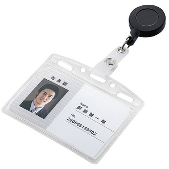 まとめ買いセット(10個入り) 吊り下げ名札用リール (強化ひも・クリップ付き) コクヨ