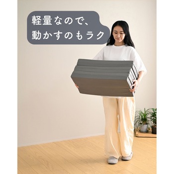 ごろ寝 マットレス 6つ折り かため コンパクト 軽量 高反発 厚さ4cm YAMAZEN(山善)