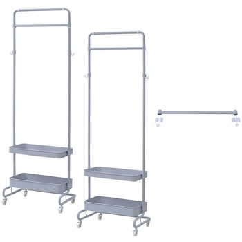 LTH-2BH(LGY)�~2+LTH-HB(LGY) �o�X�P�b�g�g���[���[ �n���K�[���b�N �L���X�^�[�t�� ���M�����[/�X���� YAMAZEN(�R�P) �X�`�[�� ���C�g�O���[�F 68487338