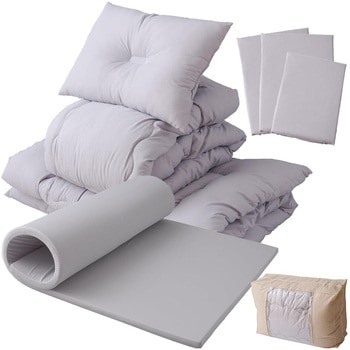 70850313 ほこりの出にくい布団セット 8点 AQUA[オフィス家具] 68487496