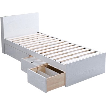 ベッド ベッドフレーム コンセント付き 高さ3段階 YAMAZEN(山善)