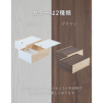 ベッド下 引き出し 2個組 深型 フタ付き キャスター付き YAMAZEN(山善)