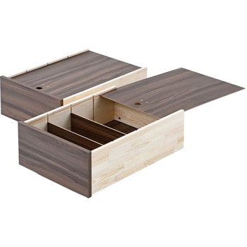 ベッド下 引き出し 2個組 深型 フタ付き キャスター付き YAMAZEN(山善)