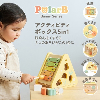 バニーシリーズ アクティビティボックス/5in1(対象年齢18ヶ月から) PolarB