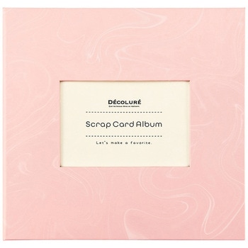 デコルーレ/スクラップカードアルバム/フローラルピンク ナカバヤシ