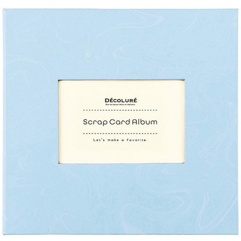 デコルーレ/スクラップカードアルバム/サボンブルー ナカバヤシ