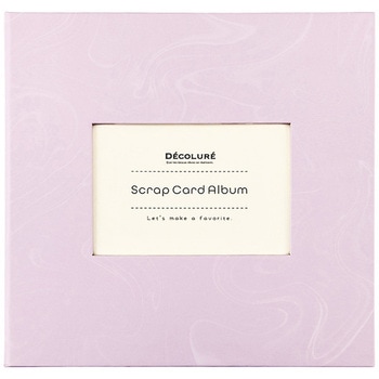 デコルーレ/スクラップカードアルバム/ラベンダーバイオレット ナカバヤシ