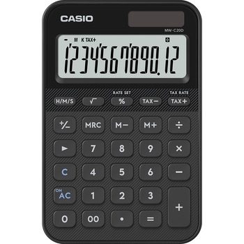 カラフル電卓(ミニジャスト型) カシオ計算機