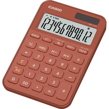 カラフル電卓(ミニジャスト型) カシオ計算機