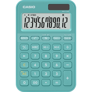 カラフル電卓(ミニジャスト型) カシオ計算機