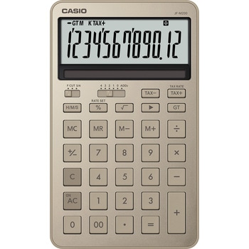 スタイリッシュ電卓(ジャスト型) カシオ計算機