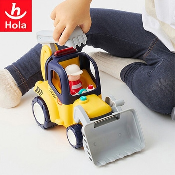 音がいっぱい!はじめてのリモコンショベルカー(対象18ヶ月から) Hola Toys