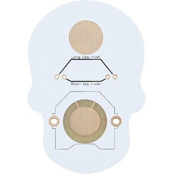 Day of the Geek - Soldering Badge Kit White SPARKFUN