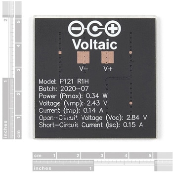 Mini Solar Panel - 0.3 Watt， 2 Volt ETFE SPARKFUN