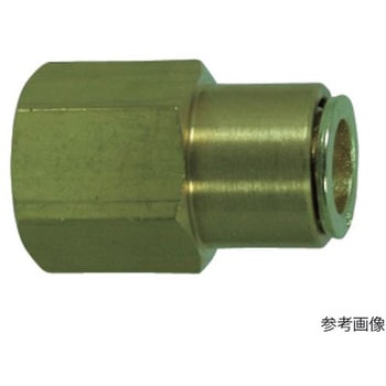 冷却水配管用タッチコネクターフジVタイプフィメイルコネクター(金属) 千代田通商
