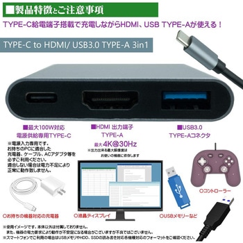 Type-Cマルチアダプタ エスエスエーサービス