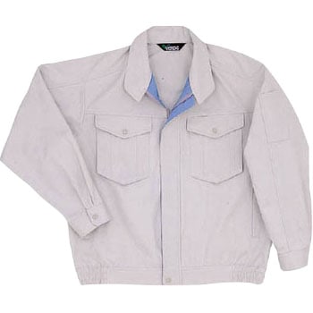 帯電防止 男女共用E/Cブルゾン ミドリ安全