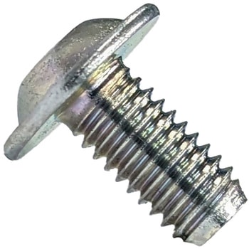 フランジボタンキャップ(鉄/三価白)(パック品) 池田金属工業